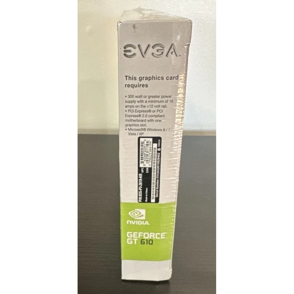 NEW Sealed EVGA Nvidia GeForce GT 610 Graphics Card (02GP32619KR) 2GB DDR3